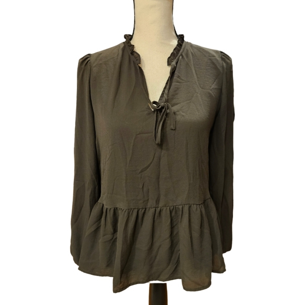 LOFT Green Blouse